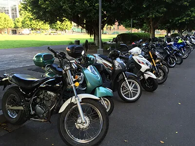 Plenty parking space for two-wheeler & four-wheeler